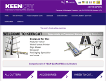 Tablet Screenshot of keencut.com